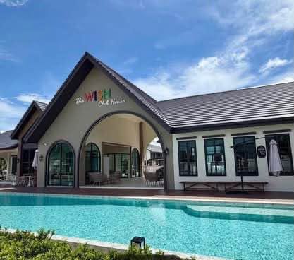 Brand-new 2-bedroom furnished house for rent at The Wish 3, Pa Klok