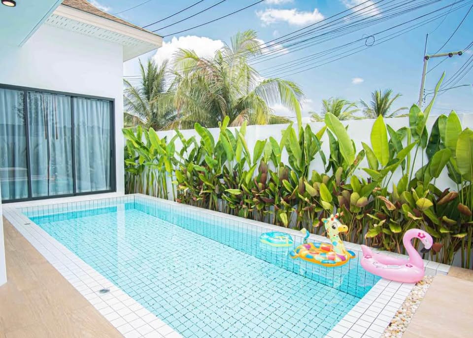 3-bedroom pet-friendly private pool villa for rent in Palai, Chalong