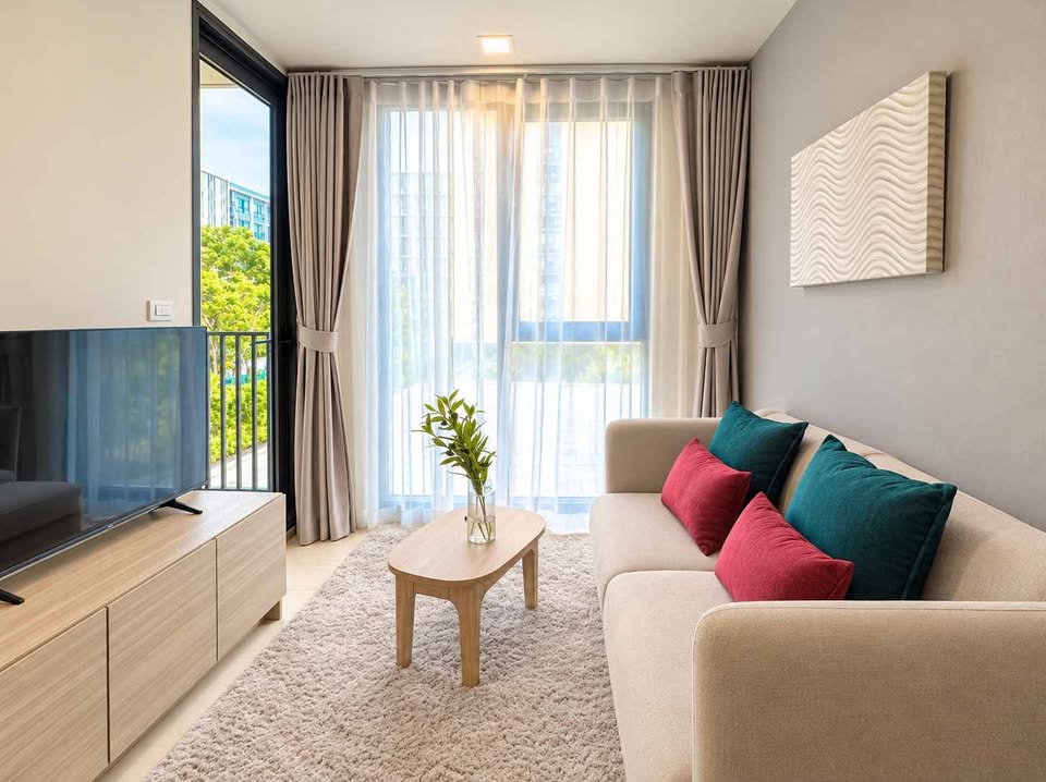 The Base Rise Phuket 1-Bed Corner Unit with Home Office, Pool View – photo 6