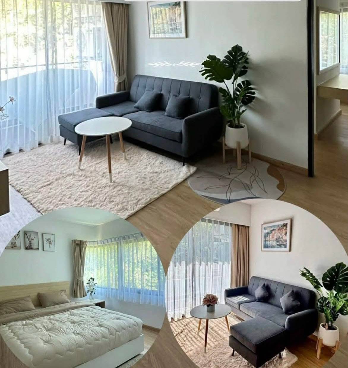 Large 48 sqm corner condo for rent at Phanason City – photo 7