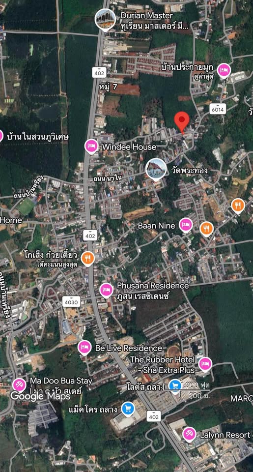 Yellow-zone land for sale near Wat Phra Thong, Thalang – photo 3