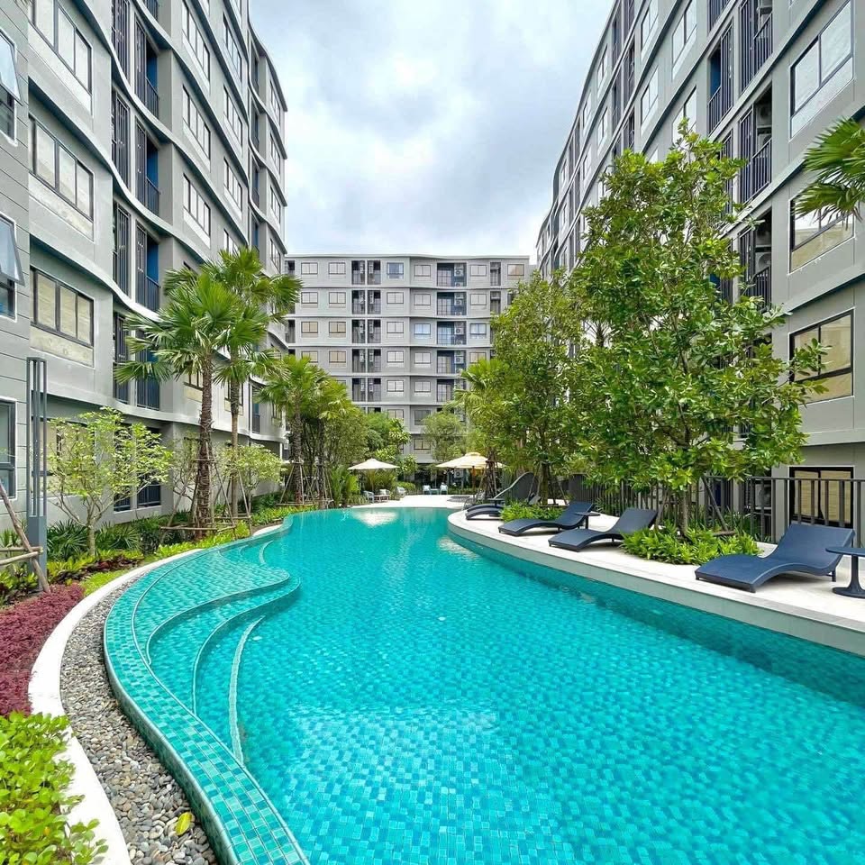 Furnished 1-bedroom garden view condo at Dcondo Reef for rent – photo 44