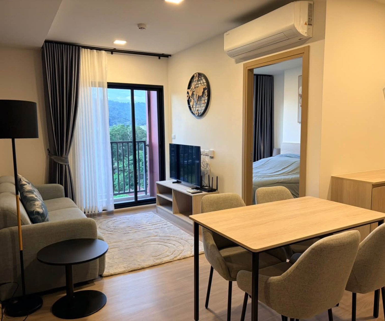 Furnished 2-bed condo for rent at The Base Bukit Phuket – photo 1