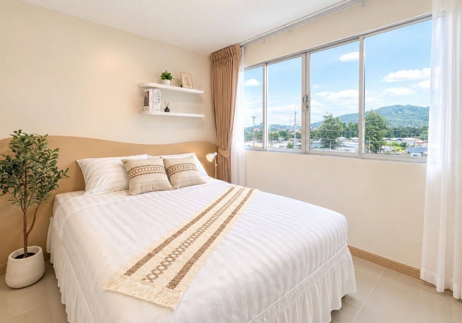 Furnished corner condo with mountain view at D Condo Kathu – photo 4