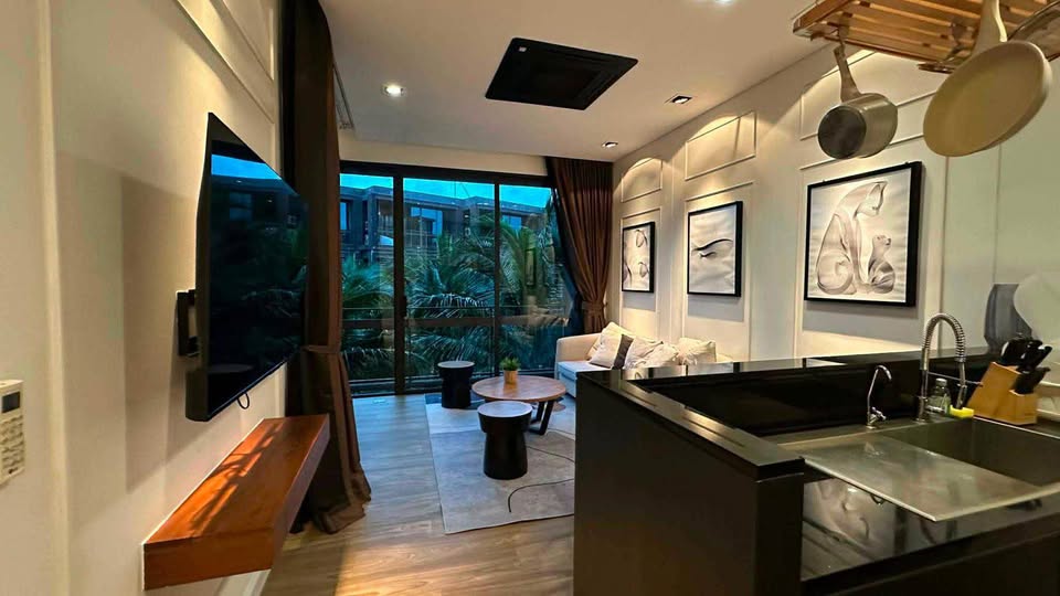 Renovated 57 sq.m 1-bedroom luxury condo for rent at Saturday Residence – photo 6