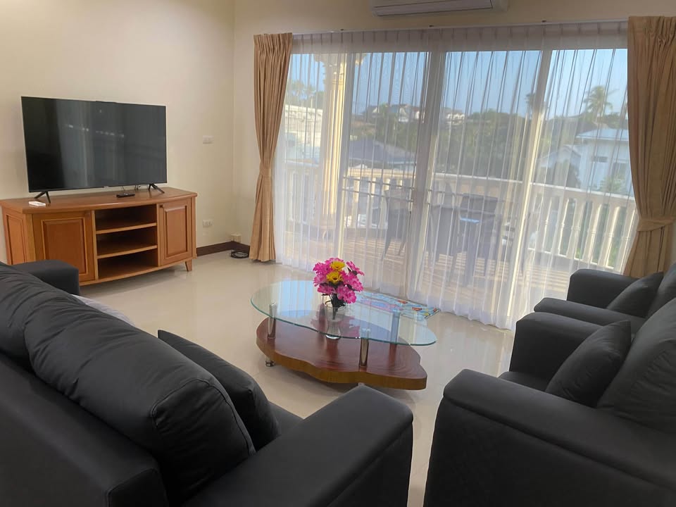 Sea view 2-bedroom apartment for long-term rent in Saiyuan, Rawai