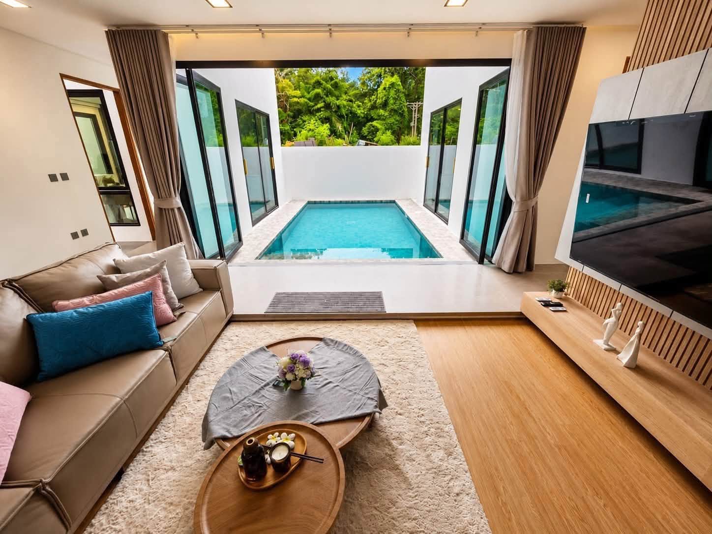Modern pool villa for rent in Chalong near BCIS – photo 2