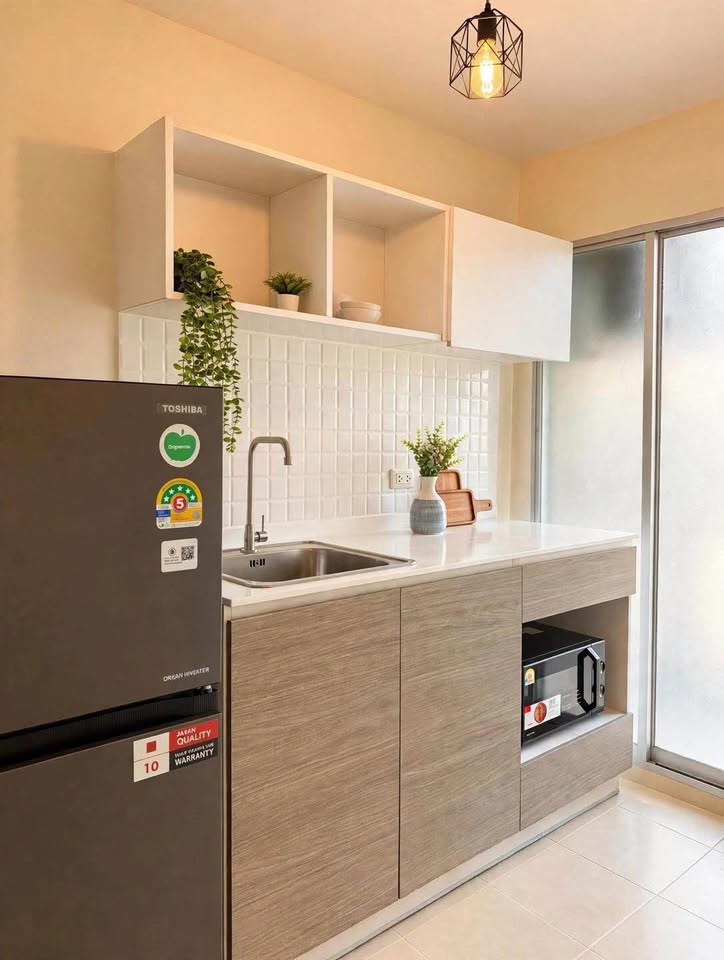 Renovated 1-Bed Condo at Dcondo Campus Kuku, Pool View – photo 4