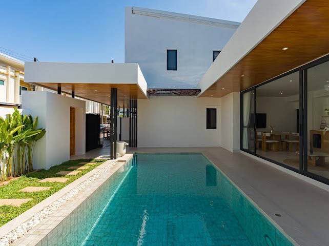 Modern 3-bedroom pool villa near BISP for rent