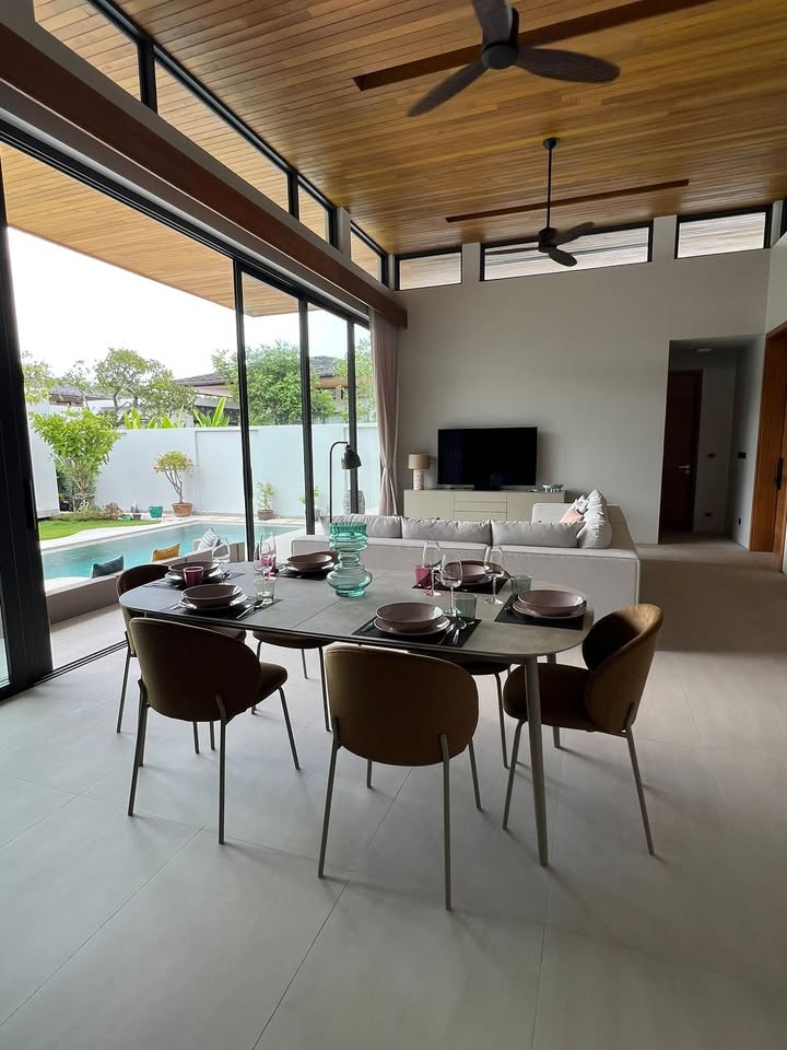 Brand new 4-bedroom luxury pool villa for rent at Botanica Modern Loft 2 – รูปที่ 3
