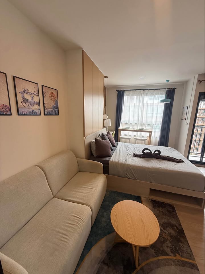 Modern furnished corner condo for rent at Dcondo Reef Kathu