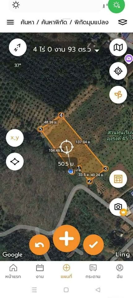 4 rai 93 sq wah titled palm plantation land for sale in Lam Kaen, near Khao Lak – photo 7