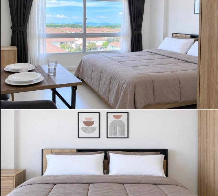 1-bed sea view condo for rent at Supalai Lagoon – รูปที่ 2
