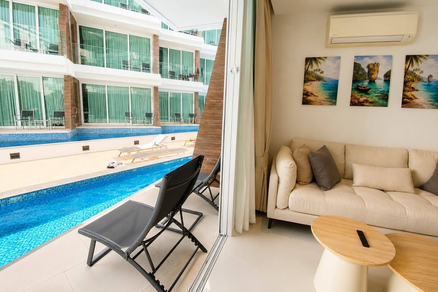 Pool access condo for rent, The Beachfront Rawai – photo 15