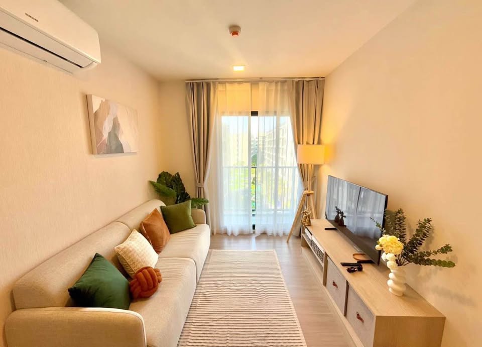 Brand-new 2-bedroom pool view condo for rent at D Condo Reef, Kathu