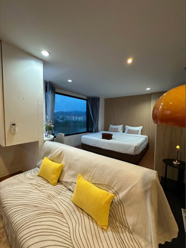 High-floor studio apartment with partial sea view in Patong – รูปที่ 9