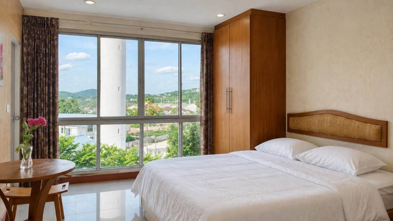 Furnished mountain view condo at Condotel Buri 1, Chalong – photo 1