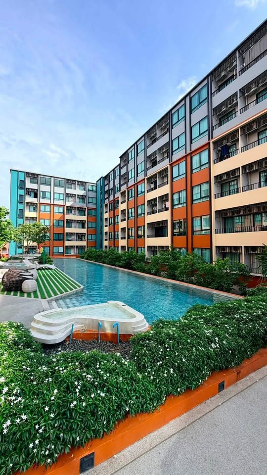 Mountain view condo for rent at The Cube Amaze Srisoonthon