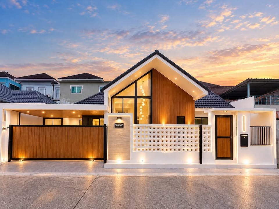 3-bedroom twin house at Rock Garden 3, Bypass - Sam Kong