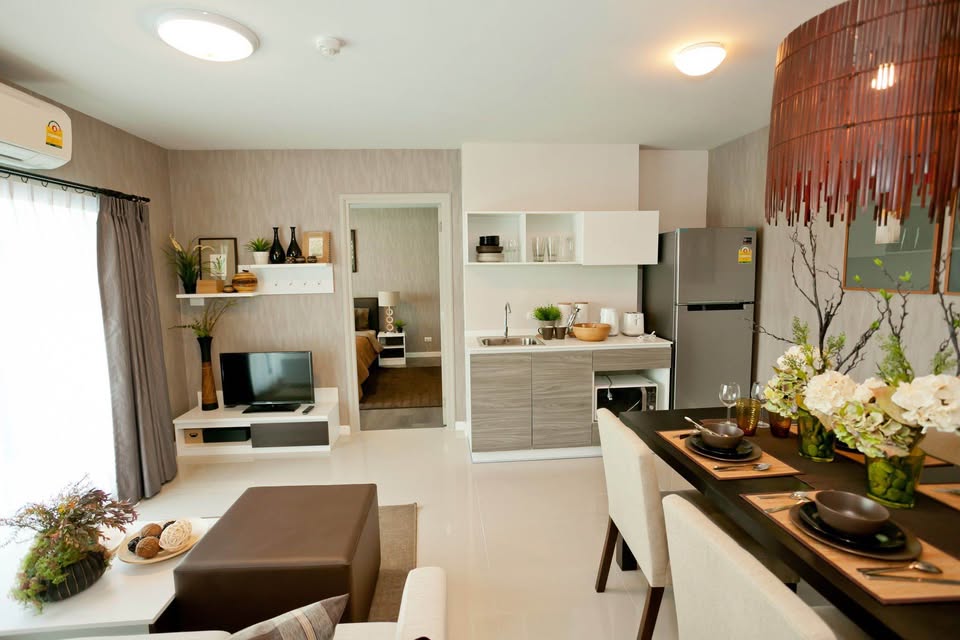 Furnished 2-bed pool view condo for rent at Dcondo Mine Kathu – photo 3