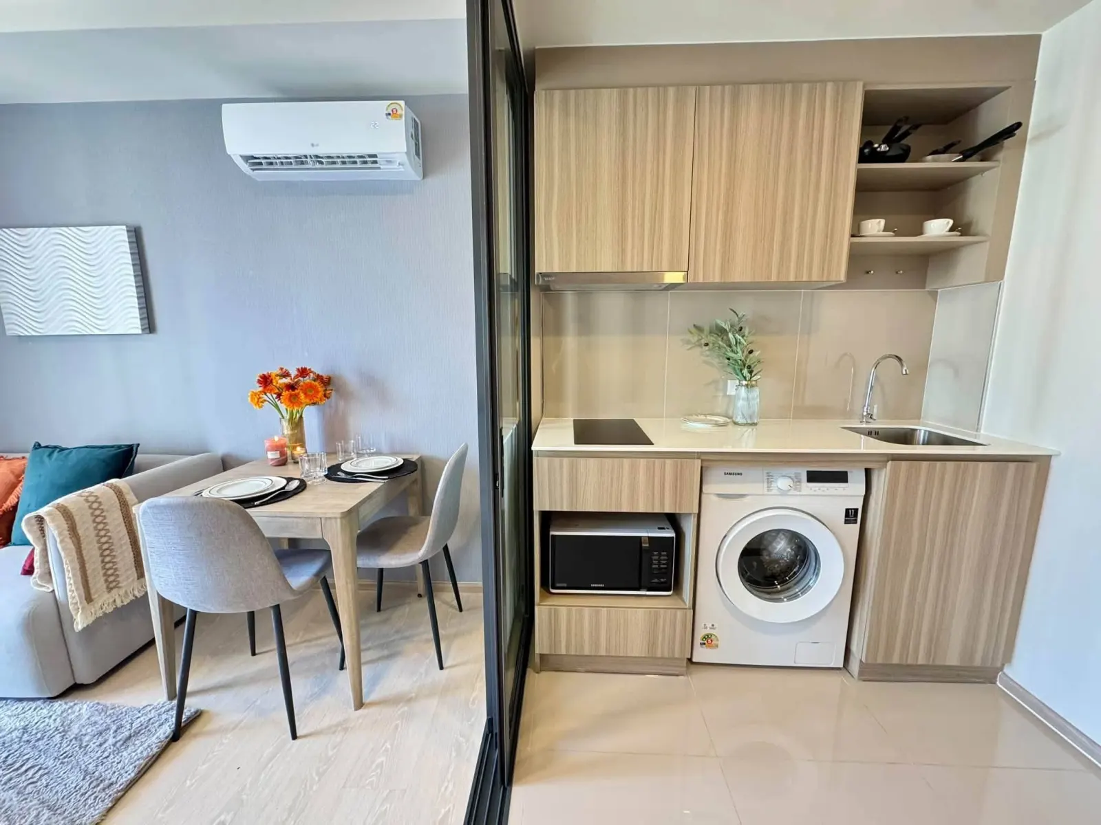 Fully furnished 1-bedroom condo for rent at The Base Rise Phuket – รูปที่ 3