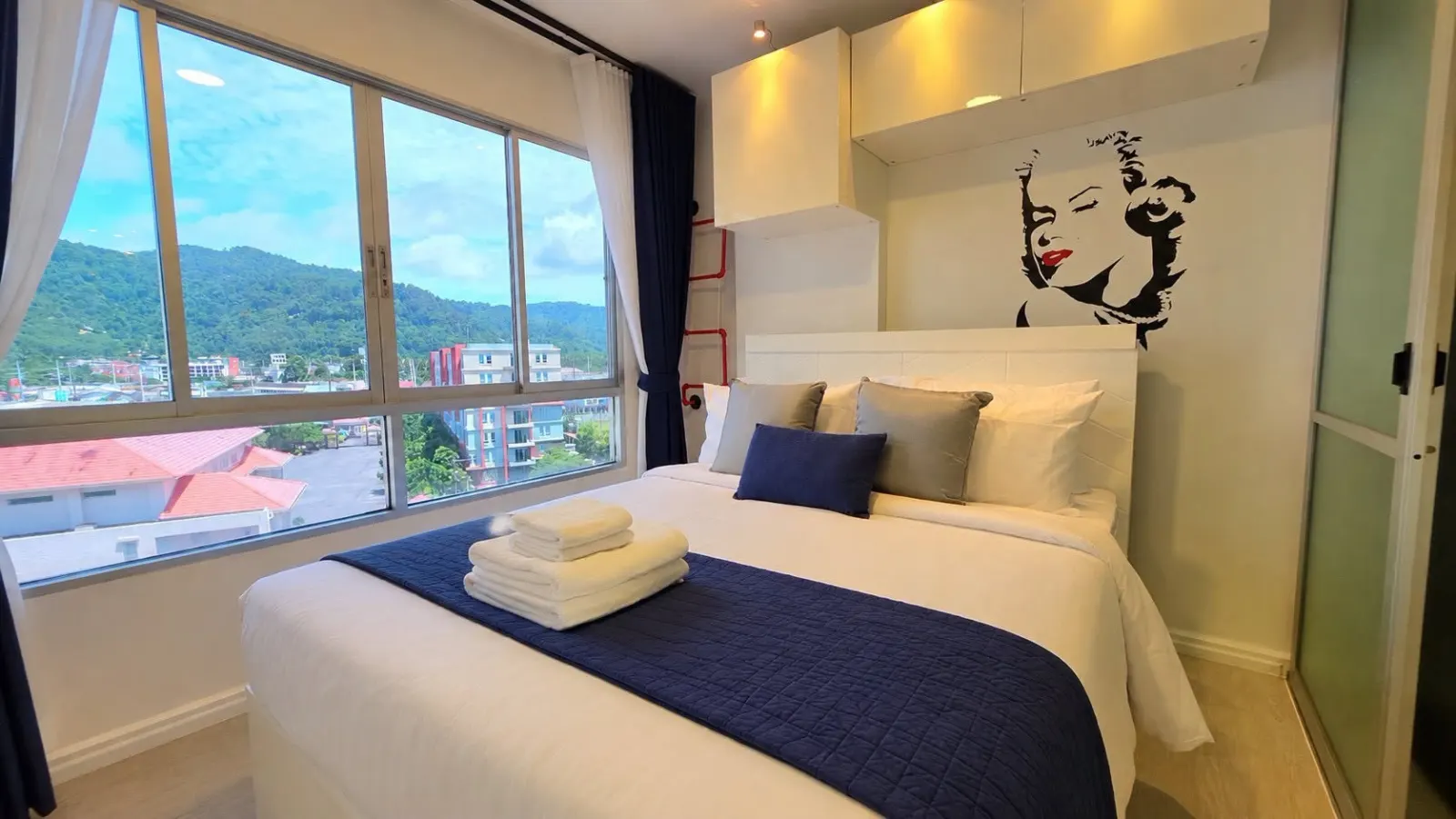 Furnished condo with mountain and pool view, D Condo Kathu – photo 10