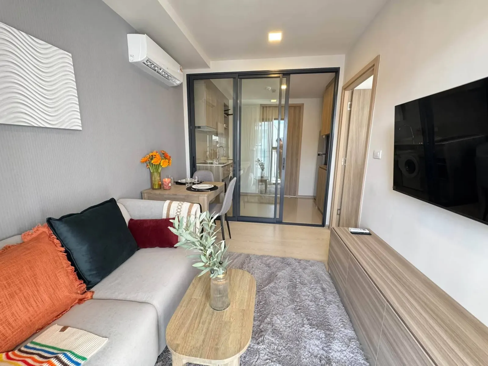 Fully furnished 1-bedroom condo for rent at The Base Rise Phuket – รูปที่ 8