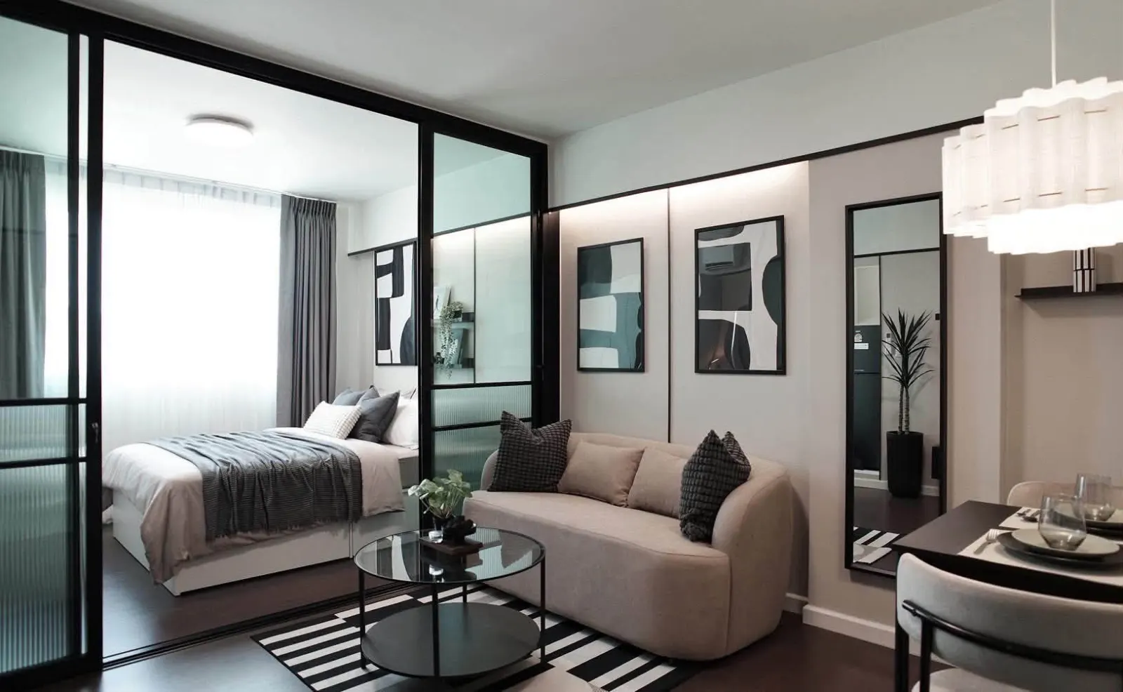Renovated corner condo with mountain view for sale at D Condo Kathu – รูปที่ 1