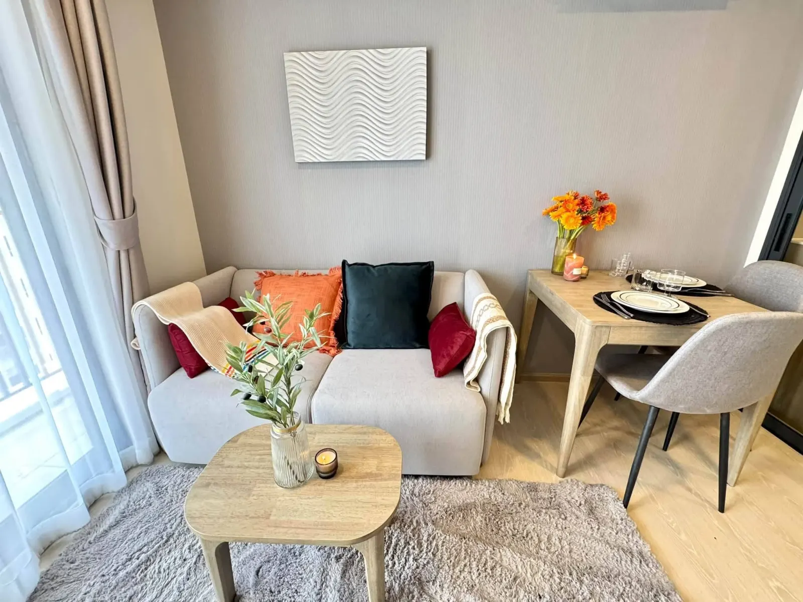 Fully furnished 1-bedroom condo for rent at The Base Rise Phuket – รูปที่ 7