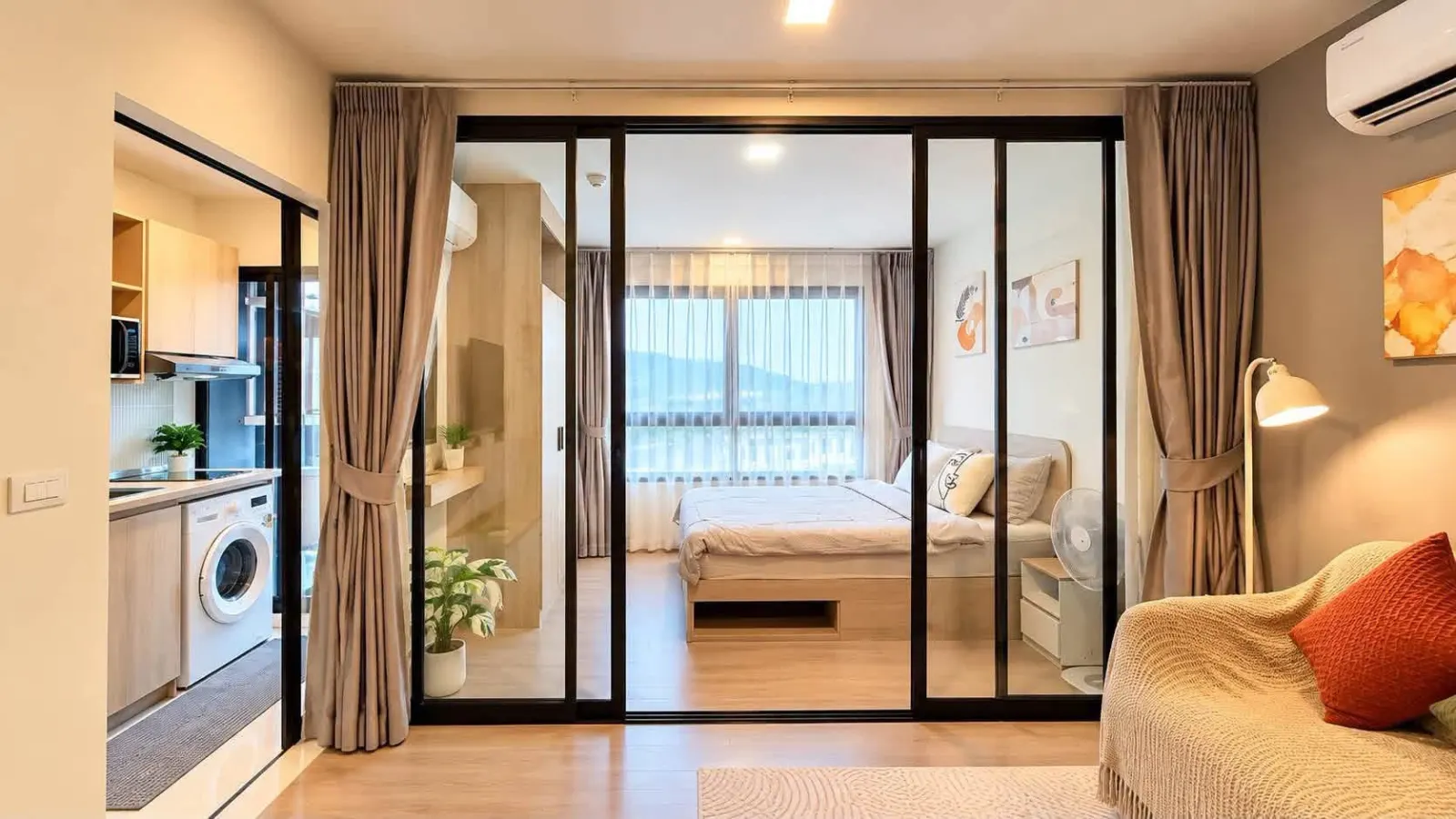 Furnished condo for rent at D-Condo Reef Phuket, Kathu – รูปที่ 2