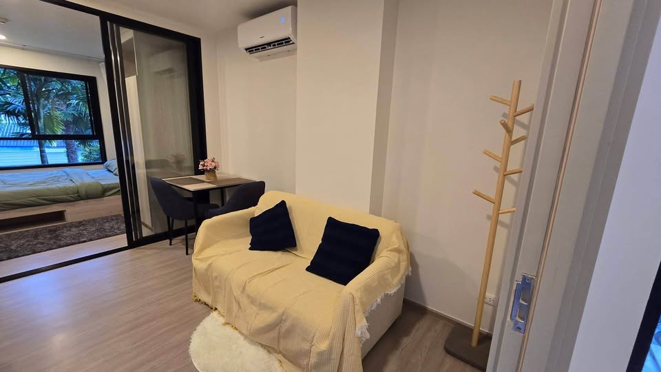 Furnished 1-bedroom garden view condo at Dcondo Reef for rent – photo 4