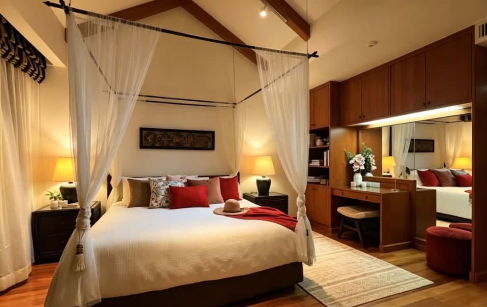 3-bed golf view pool villa for rent in Laguna – รูปที่ 9
