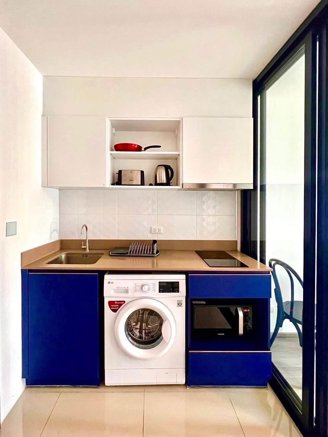Furnished 1-bed condo for rent at The Base Central, 5th floor – รูปที่ 7