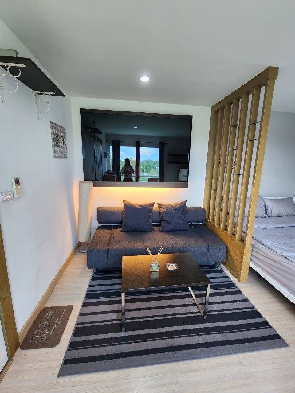 Corner studio condo for rent at The View Suan Luang, Naka – photo 4